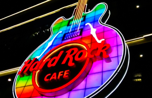 深圳Hard Rock 酒店LED绿巨人视频导航